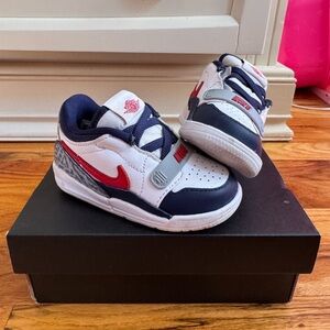 Nike Blue and Red Sneakers High-Top